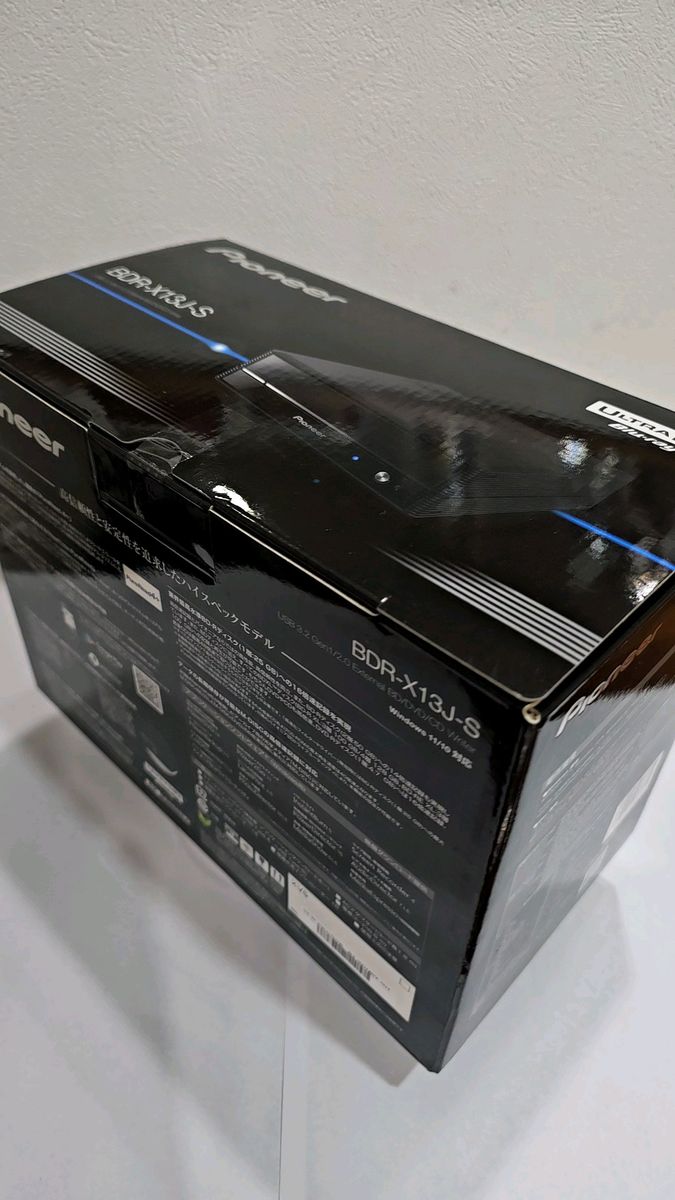【未開封】Pioneer UltraHD Blu-ray External BD/DVD/CD Writer BDR-X13J-S