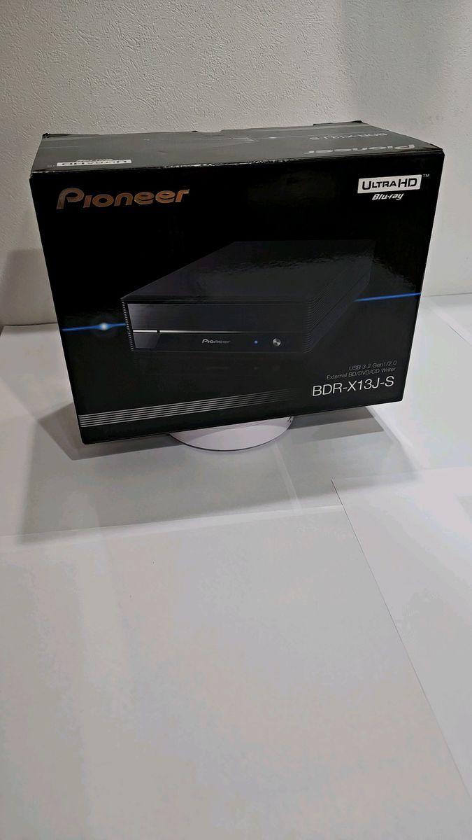 【未使用】Pioneer UltraHD Blu-ray External BD/DVD/CD Writer BDR-X13J-S