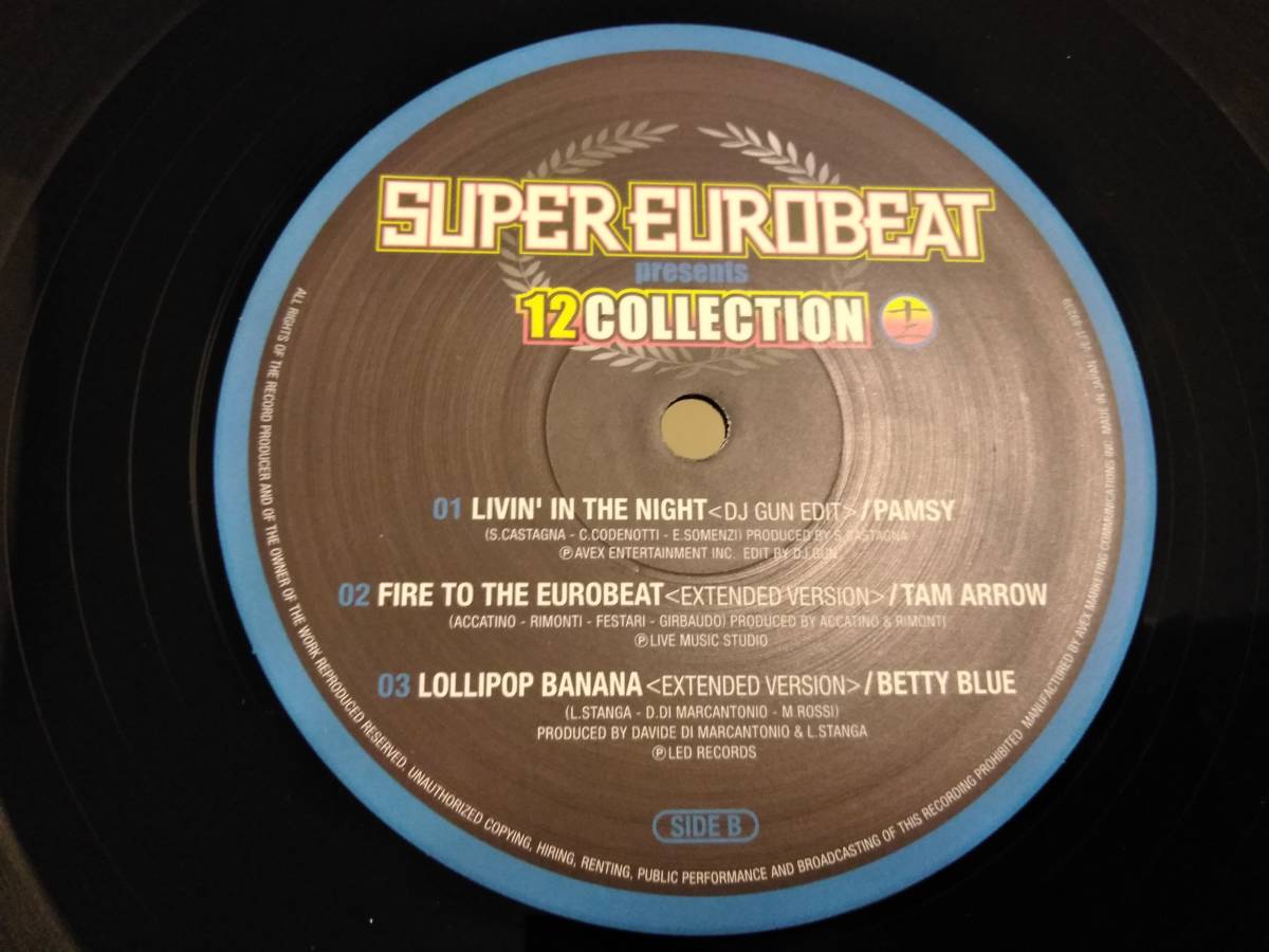 日本製品 限定盤/SUPER EURO BEAT/12COLLECTION4枚SET