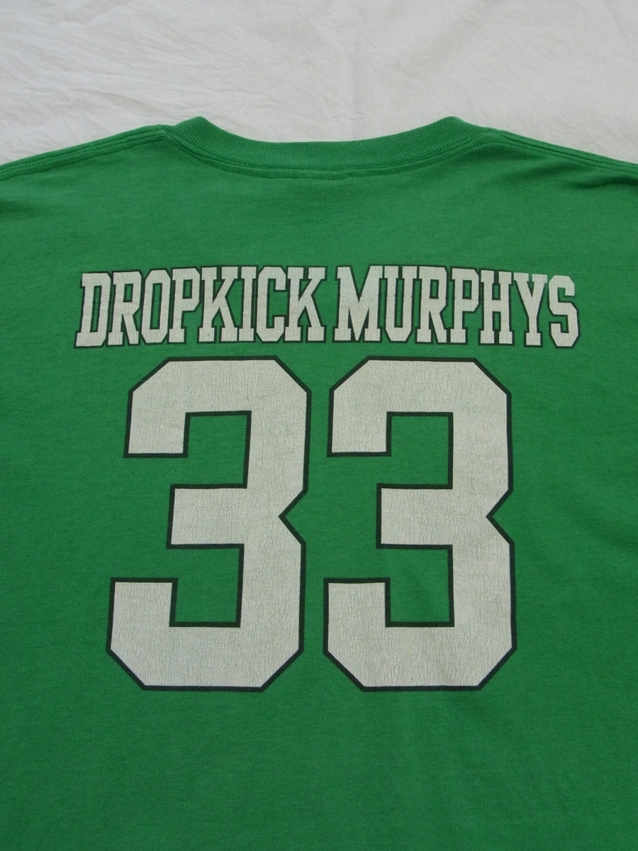 Dropkick Murphys ドロップキック・マーフィーズ Tシャツ sizeL 緑 USA古着 アイリッシュ パンク The Pogues  Flogging Molly 90s OLD