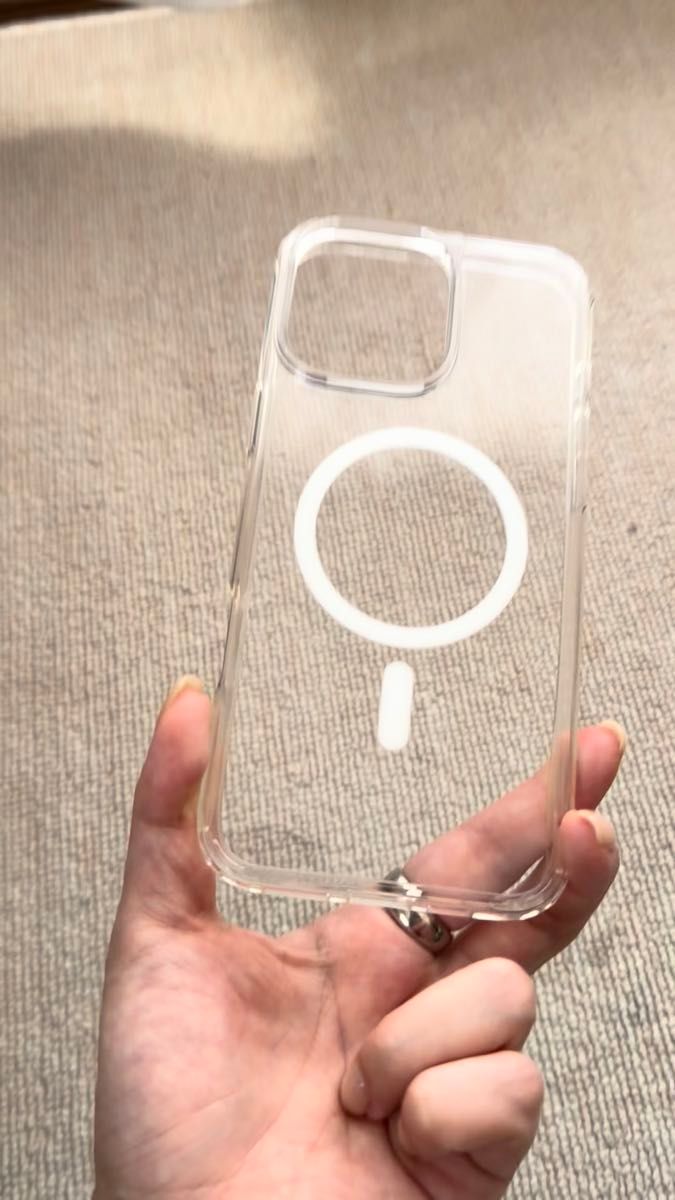 iPhone16 Pro Max MagSafe対応 クリアケース クリアカバー