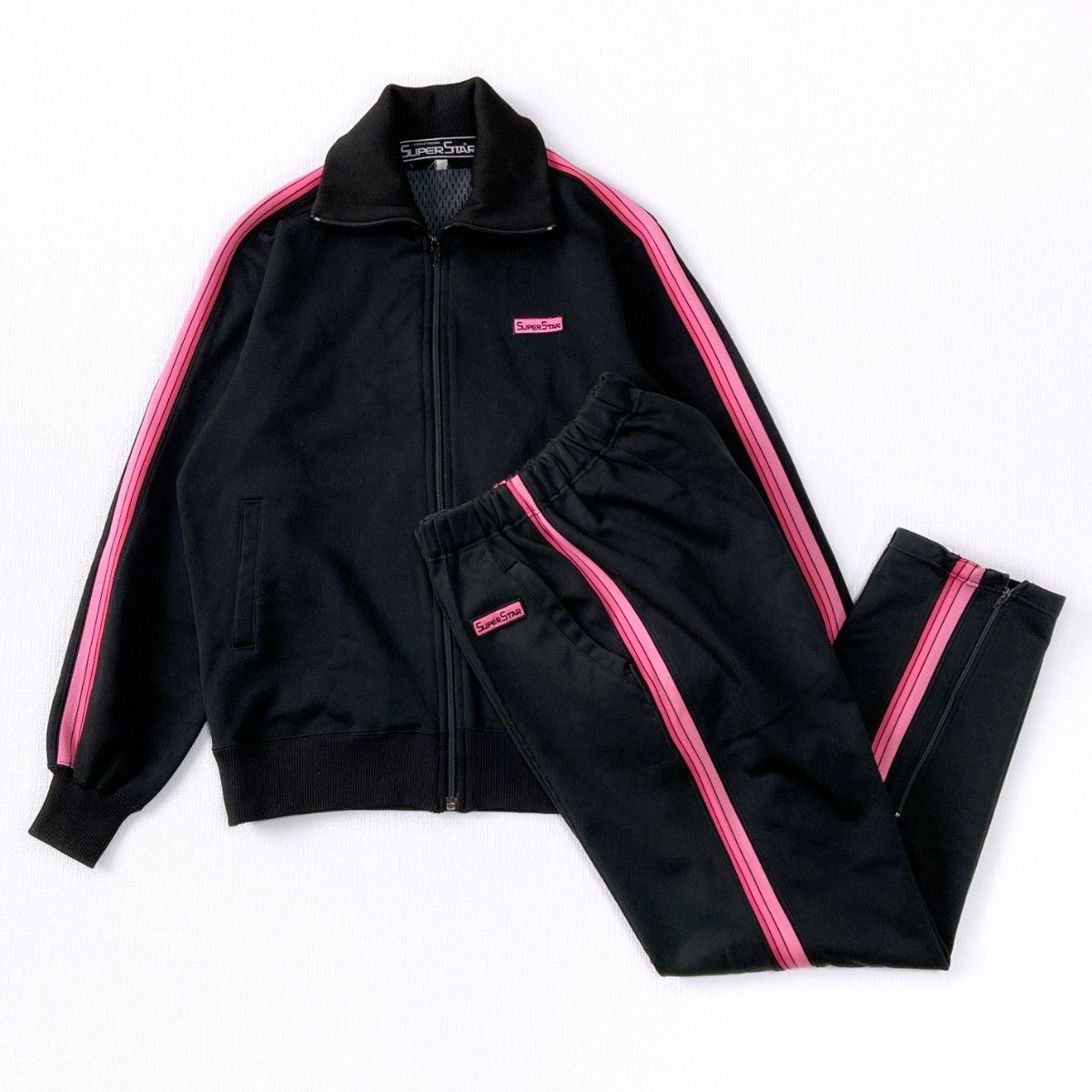 80s MIZUNO ミズノ SUPERSTAR セットアップジャージ L ミズノ スーパースター ジャージ セットアップ 昭和レトロ 80S