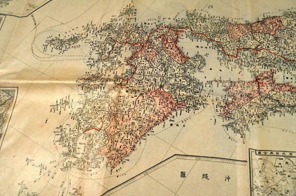 新鐵道起工及設計線路 大日本全圖 改正各府縣郡區域/各府縣更通 新鐵道起工及設計線路 大日本全圖 改正各府縣郡區域/各府縣更通