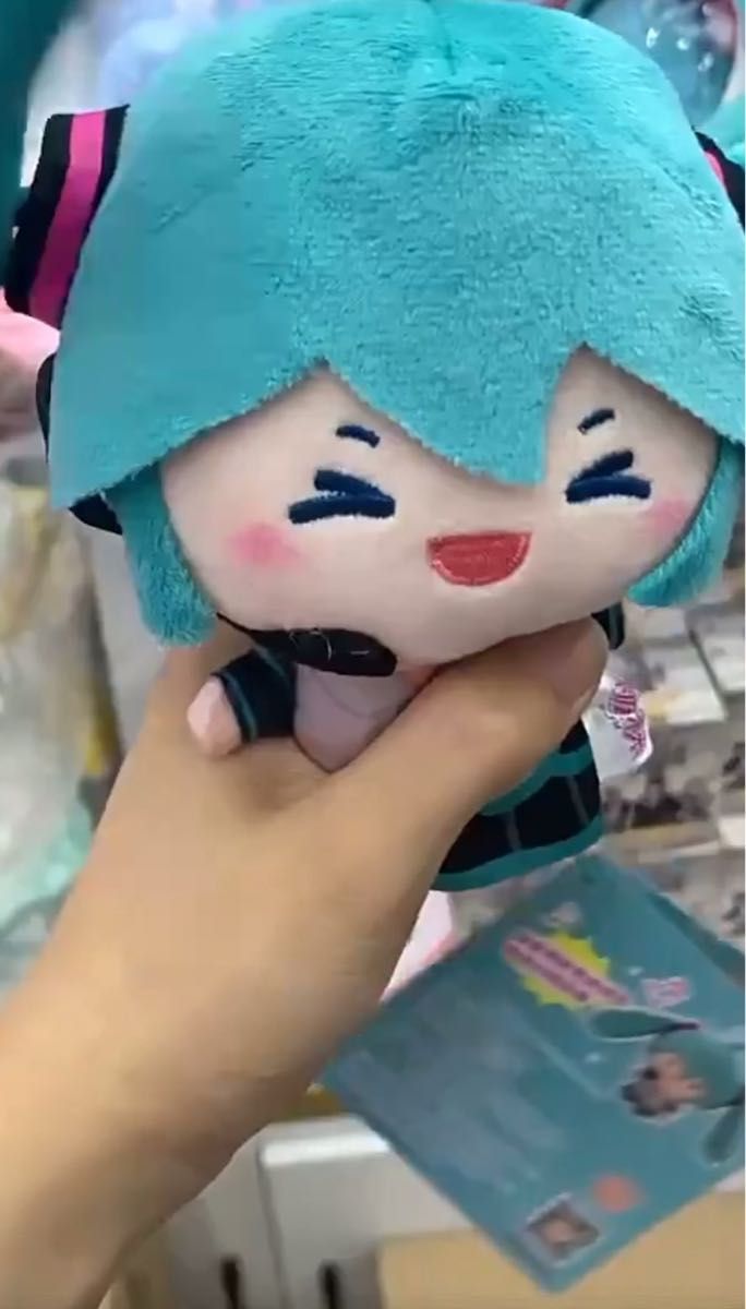 初音ミク 回るツインテール ぬいぐるみ 笑ってる顔Ver.