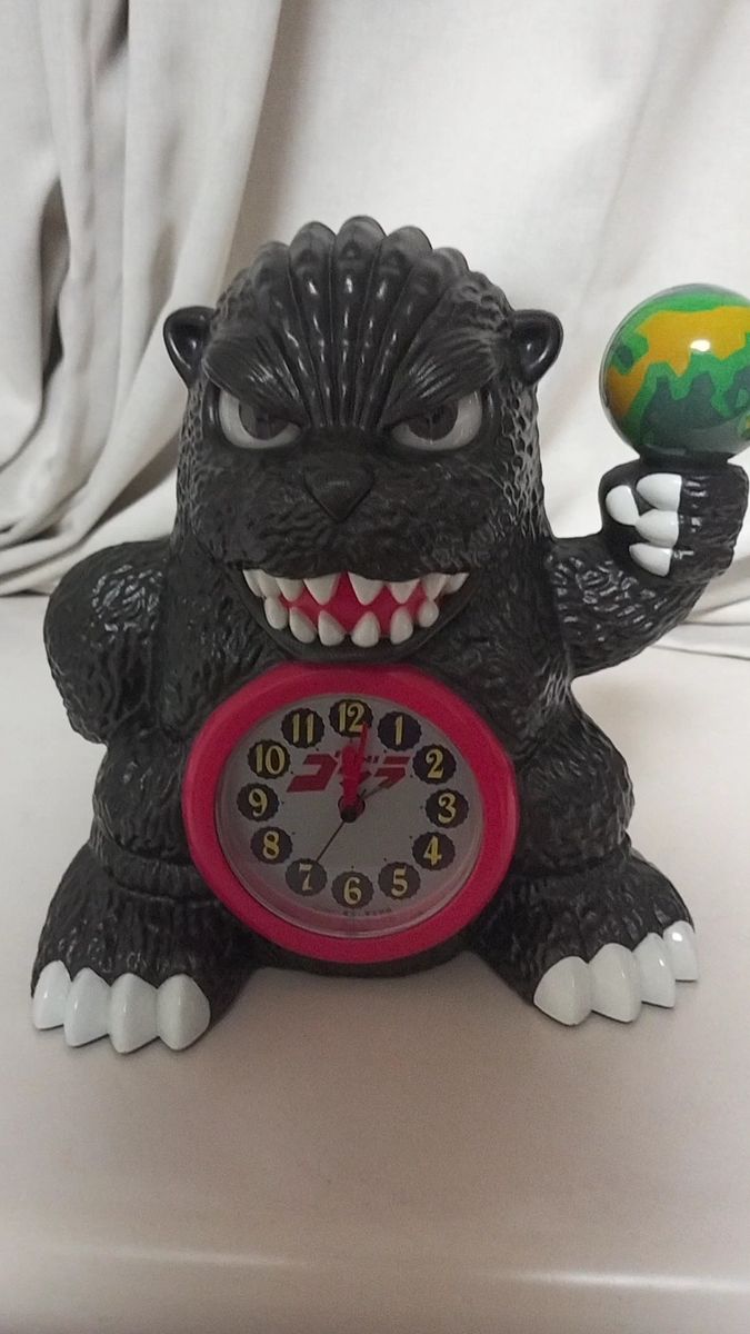 ゴジラ レトロ 当時物 目覚まし時計