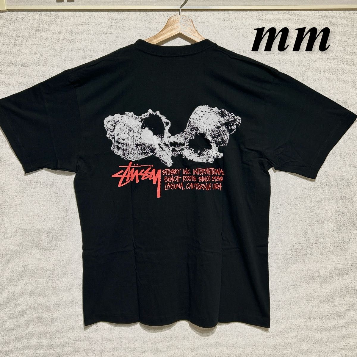 ★送料・関税込★STUSSY★Shells T-Shirt★Black★Tシャツ★ T26-L-黒 ステューシー stussy Tシャツ shells tee 貝|Yahoo