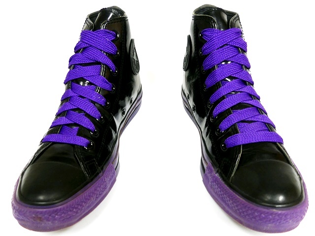 即決 CONVERSE 25 5cm エナメルハイカットスニーカー コンバース 即決 CONVERSE 25 5cm エナメルハイカットスニーカー コンバース