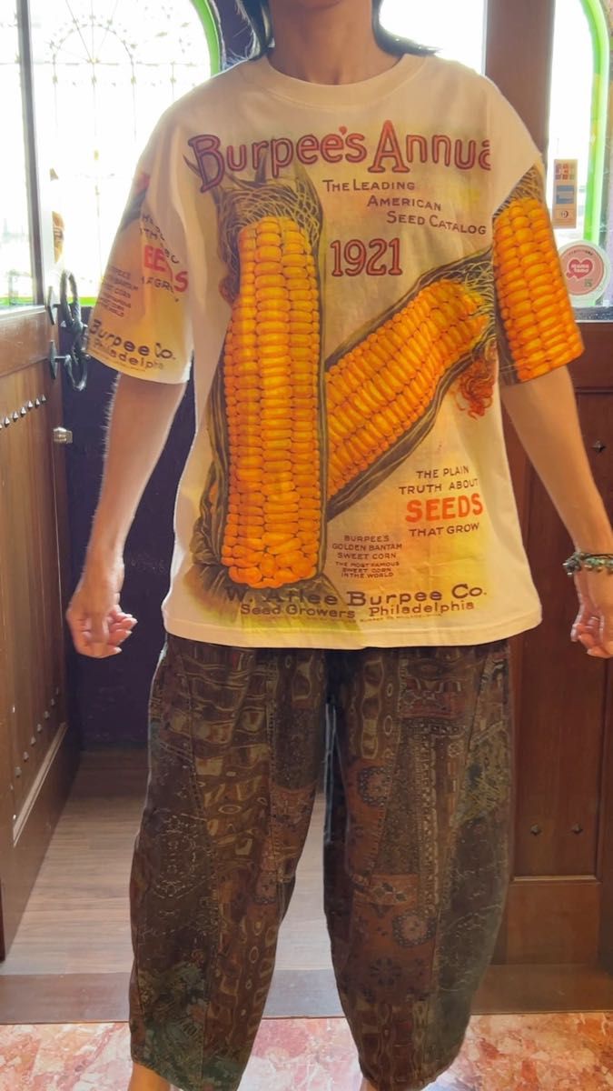 新品 今期買付け商品 プリントT カジュアル アメカジ レディース ユニセックス 古着風 インパクト大 個性派 USA Tシャツ