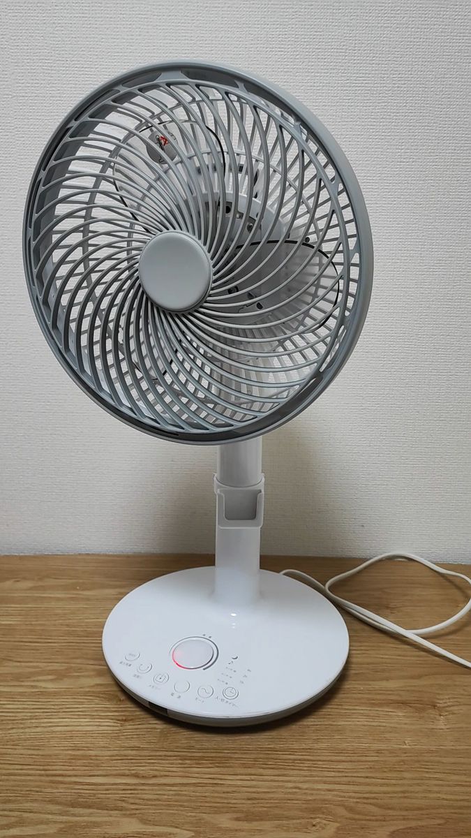【訳あり】DCモーター サーキュレーター扇風機 ホワイト 2017年製