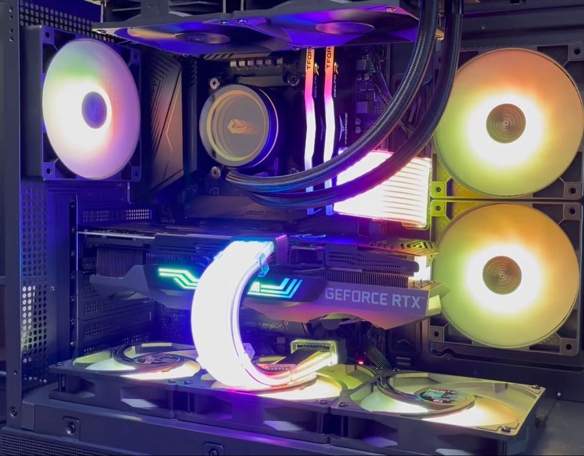 ゲーミングPC 自作 Ryzen9 5900X/RTX3080/M.2SSD 2TB/簡易水冷/Wi-Fi