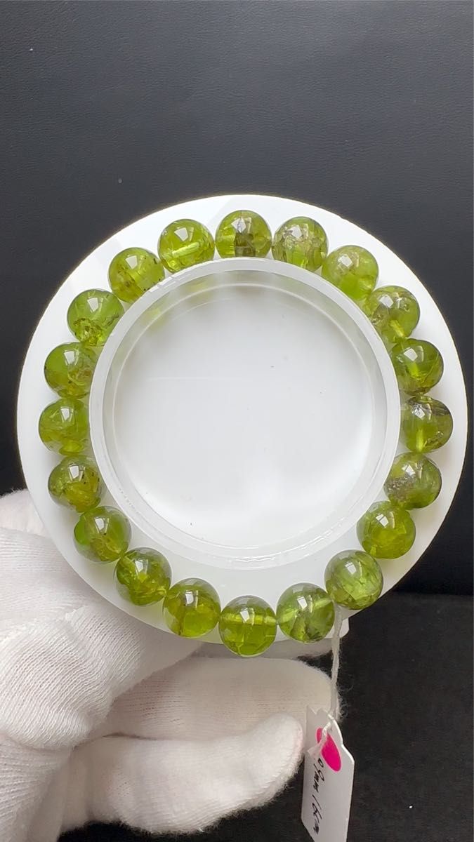 【5/27まで限定販売】ペリドット 9.8mm/天然石ブレスレット