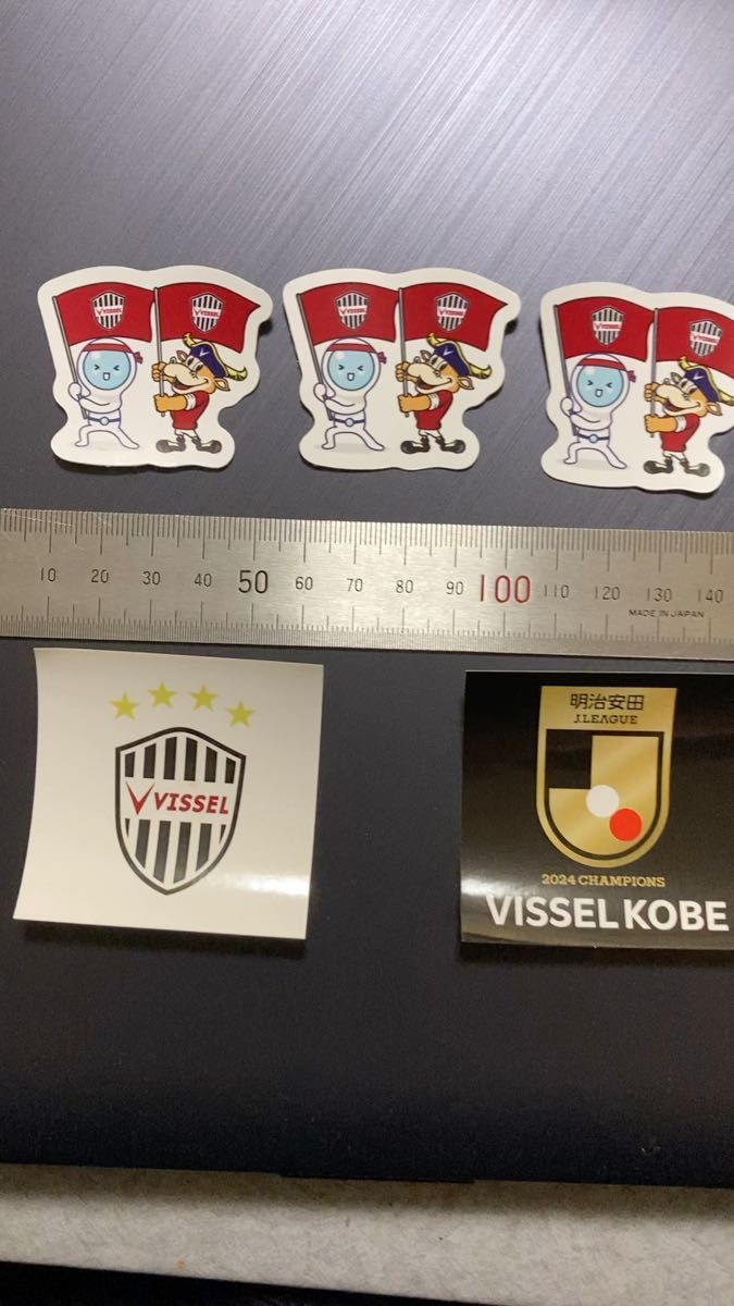 ヴィッセル神戸 ロゴステッカー5枚セット