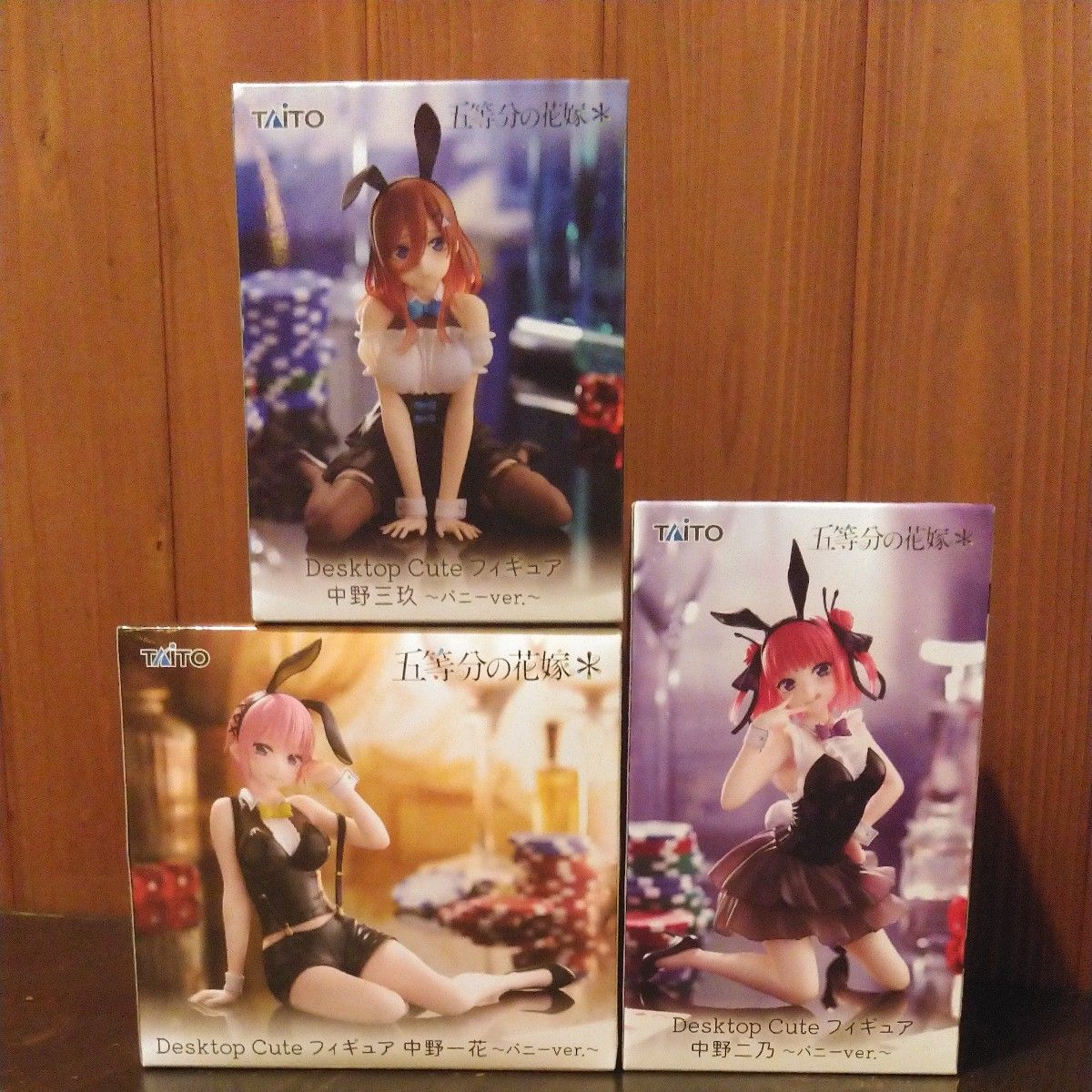 五等分の花嫁 Desktop Cute フィギュア 中野一花 二乃 三玖