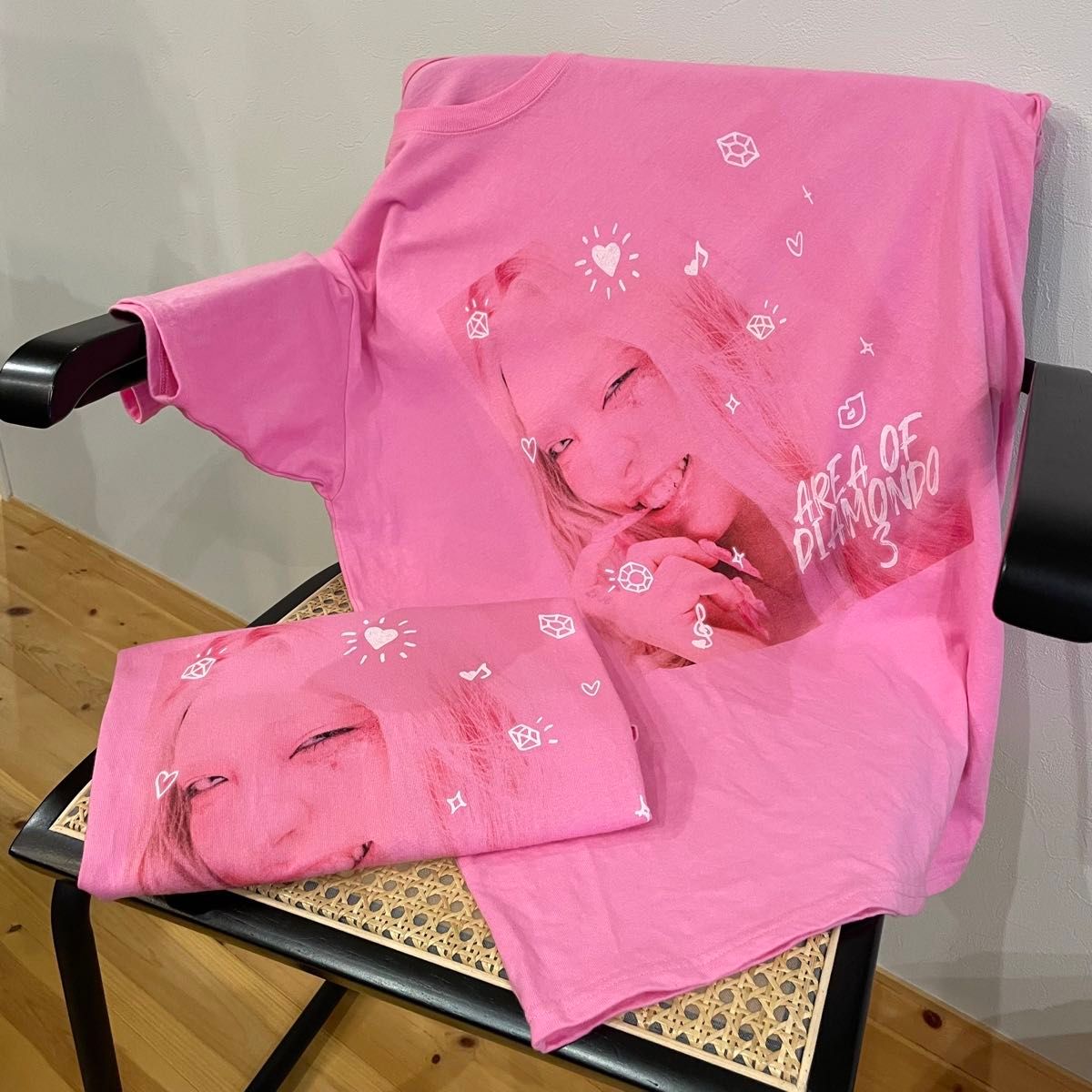 ちゃんみな AREAOFDIAMOND3 Tシャツ ピンク 2枚セット ちゃんみな AREAOFDIAMONDO3 Tシャツ ピンク ライブ