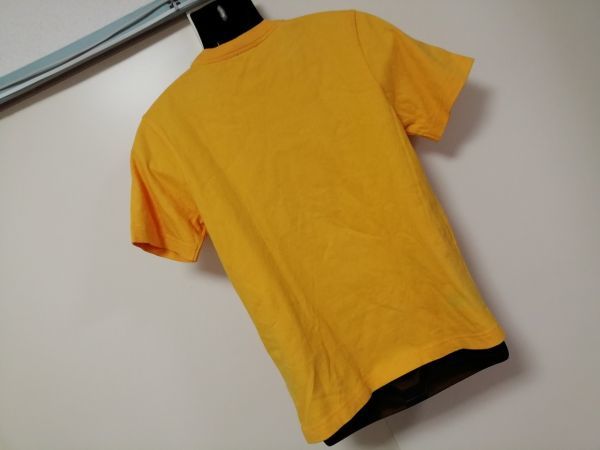 kkyj3857 ■ FAT ■ Tシャツ カットソー トップス 半袖 黄色 イエロー コットン PINO S_画像5