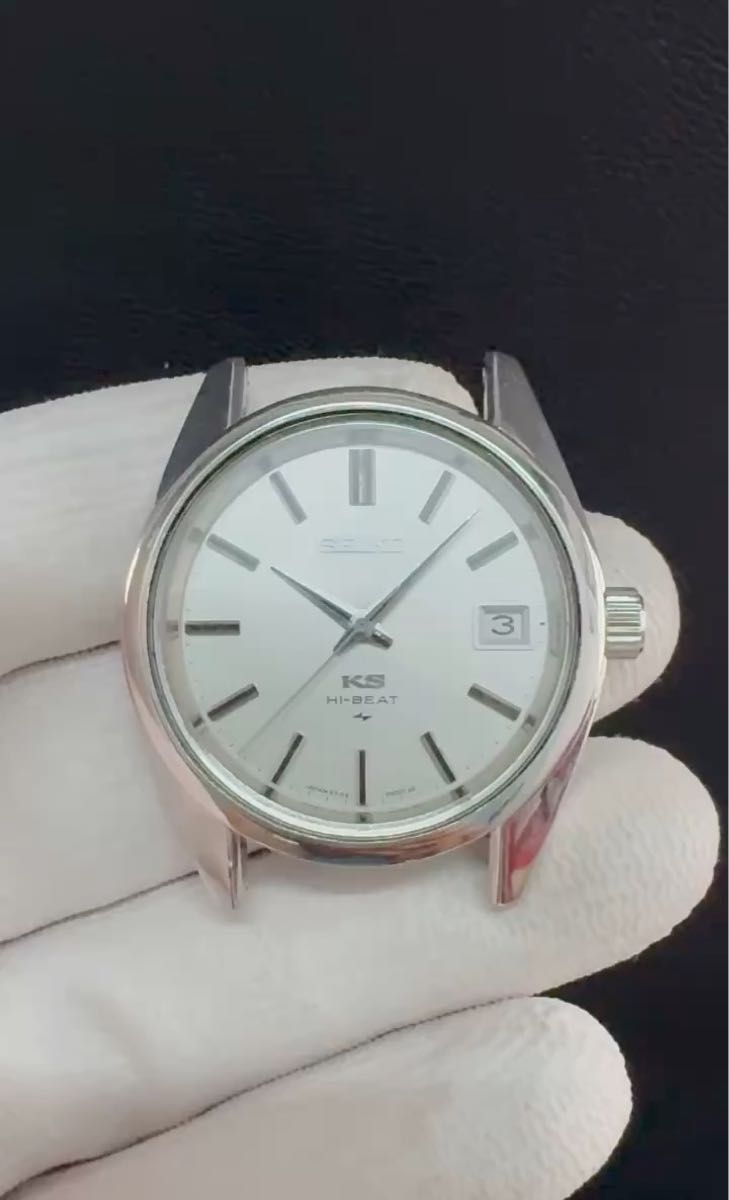 SEIKO KS4502 HI-BEAT ウォッチのオリジナル文字盤。美しい文字盤は今でも正常に動作します。