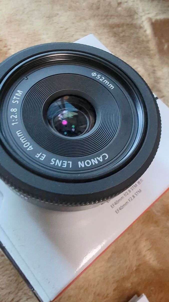 Canon キヤノン 単焦点レンズ EF40mm F2.8 STM EFマウント