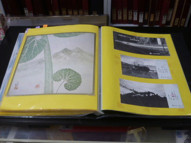 20　S　日本　鉄道　電車・他　昭和53年～54年位　切符　姉妹鉄道式典記念乗車券・他　20ページ分　切符数55枚　_画像10