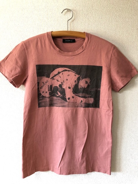 リチウム！　RockTシャツ　ジョニーサンダース　サイズ着丈64センチ×身幅44センチ　状態良好　ストーンズ公認カメラマンの有賀氏撮影_画像1