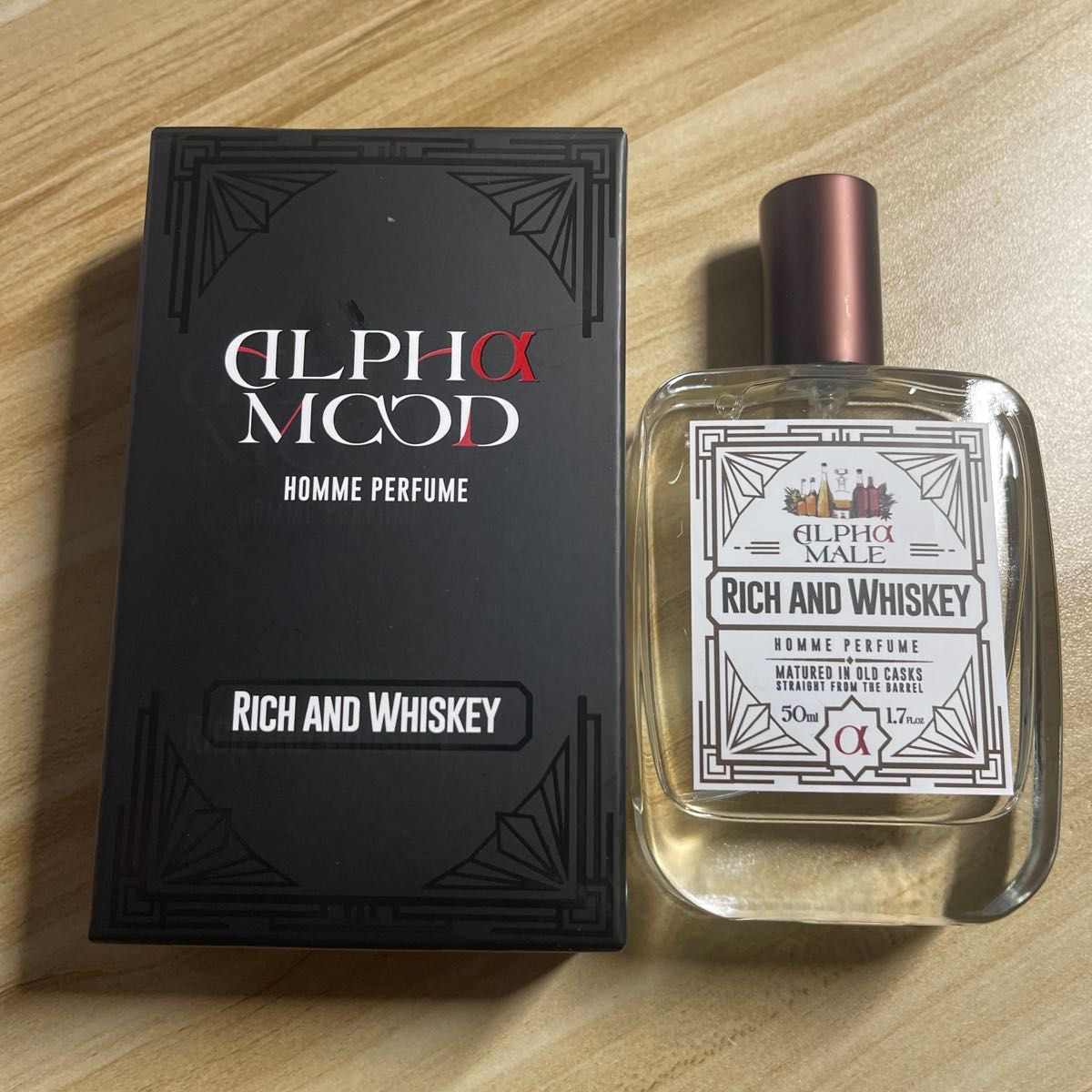 RICH AND WHISKEY 50ml 男性用香水 備品】香水 アルファメイル オム パフューム リッチ&ウィスキー