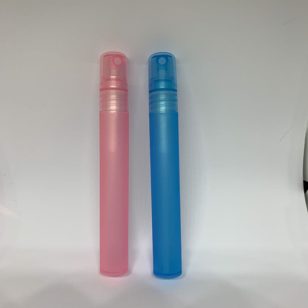 次亜塩素酸水　アルコール 携帯用　スプレーボトル容器　2本 ピンク＆ブルー_画像1