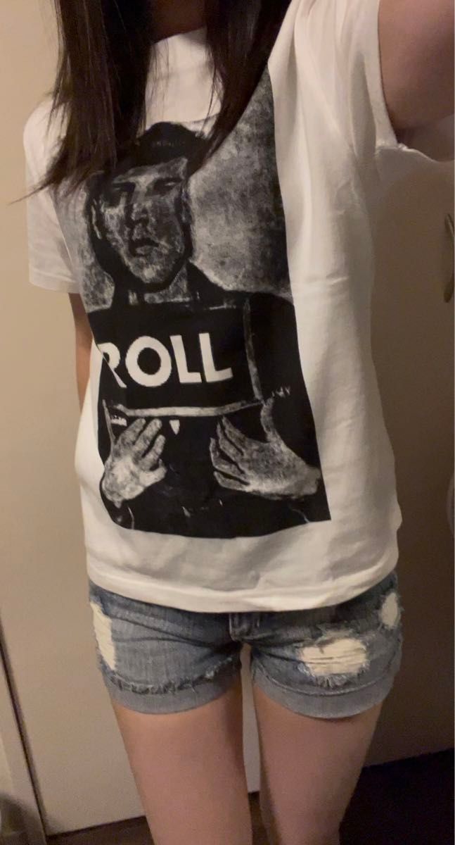 レディース ピタめ 半袖 Tシャツ ROLL トップス used