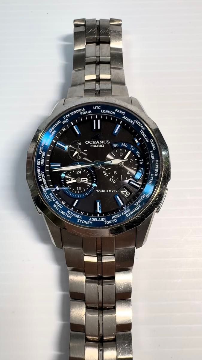 箱付・CASIO・OCEANUS・OCWーS1400・Manta・電波ソーラー・オシアナス・マンタ・チタン