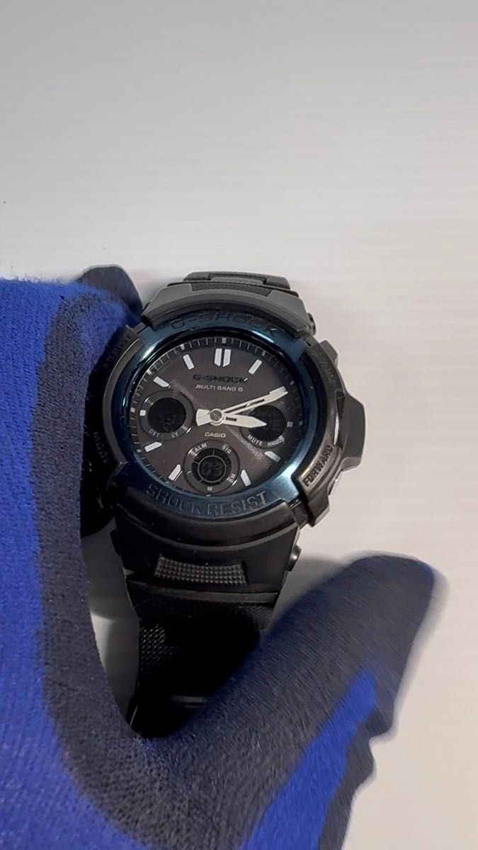 使用感が少ない美品です!CASIO・G-SHOCK・AWGーM100BC・電波ソーラー・コンポジットバンド・カシオ・ジーショック