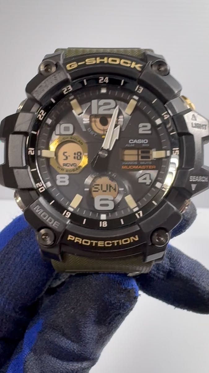 箱付・美品です!CASIO・G-SHOCK・MUDMASTER ・GWG-100-1A3JF・電波ソーラー・カシオ・マッドマスター