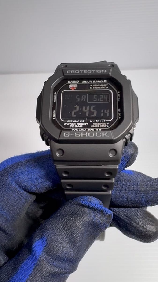 未使用に近い美品です!箱・取説付・CASIO・G-SHOCK・GWーM5610・反転液晶・電波ソーラー・デジタル