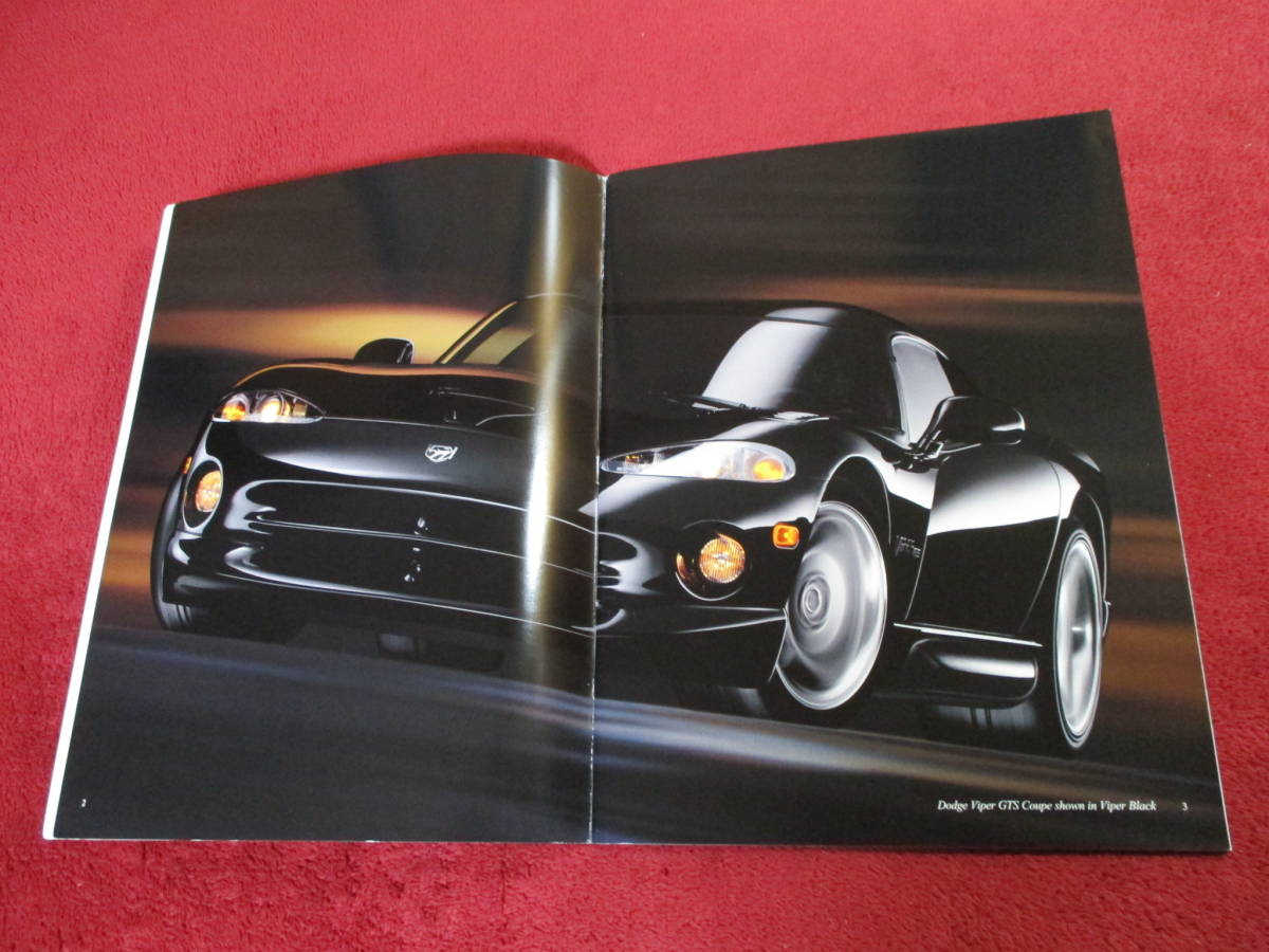 * CHRYSLER DODGE VIPER 1999 Heisei era 11 large size catalog *