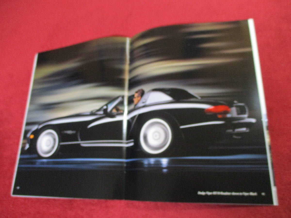 * CHRYSLER DODGE VIPER 1999 Heisei era 11 large size catalog *