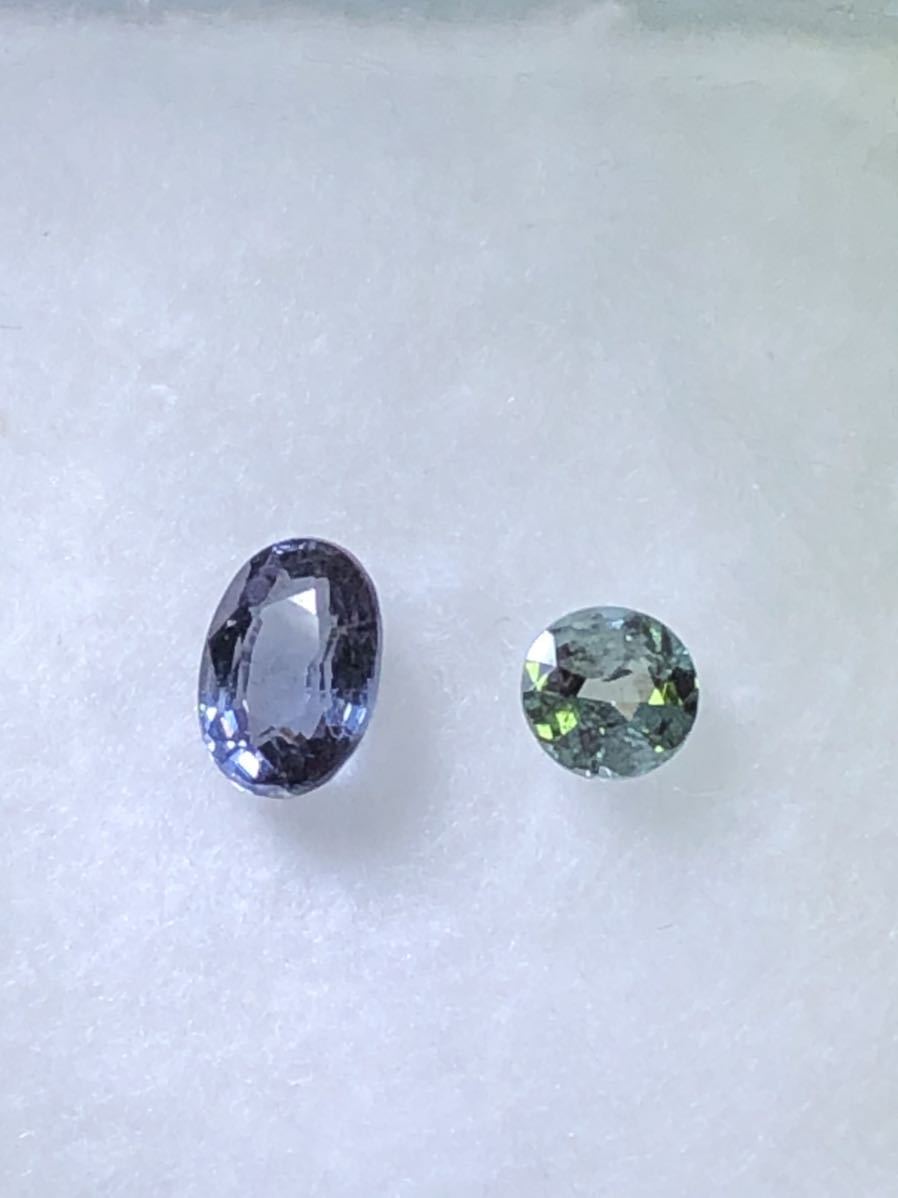 ベキリーブルーガーネット 0.32ct_アレキタイプとの比較画像