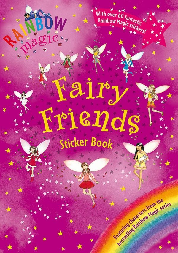 *Rainbow Magic Acty bi чай книжка [Fairy Friends Sticker Book] * не использовался 