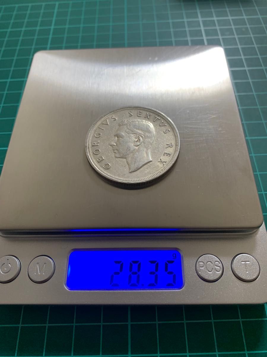 1949年 ジョージ6世 南アフリカ 5シリング銀貨｜Yahoo!フリマ（旧