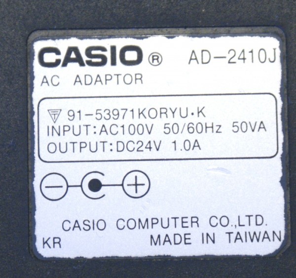 (( free shipping )) AD-2410J Casio game machine Roo pi- for AC adaptor operation OK