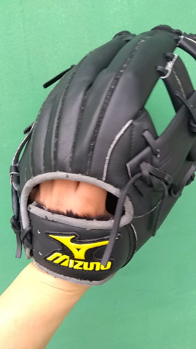 【美品】野球 グローブ 一般 軟式 内野手 外野手 ミズノ ワールドウィン