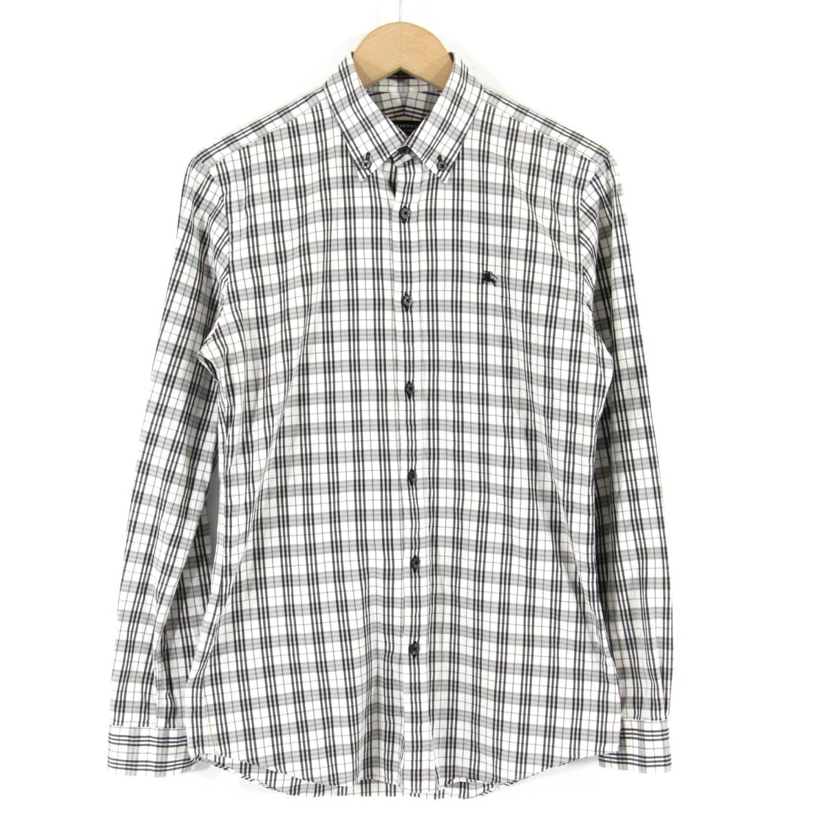 新製品情報も満載 BLACK 【名作】BURBERRY LABEL バーバリー 刺繍ロゴ