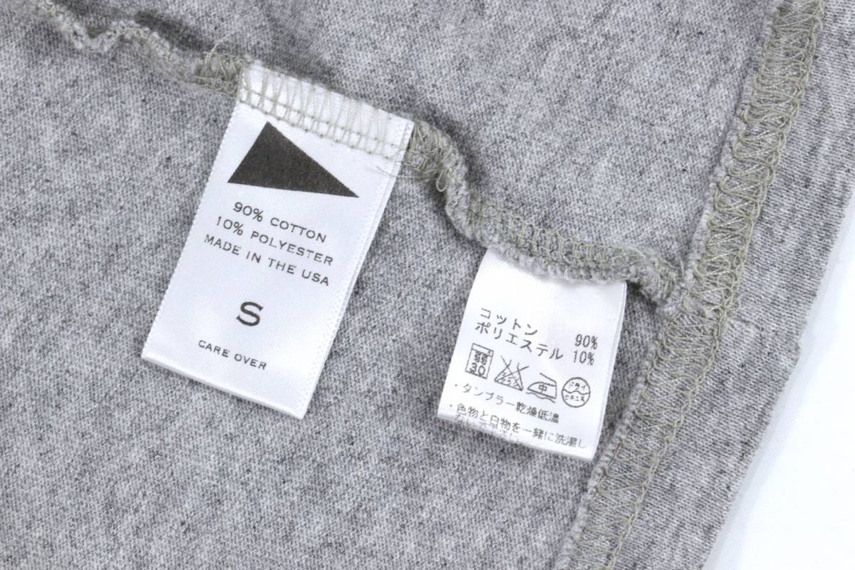 【名作】PILGRIM オーバーサイズ Tシャツ S 杢グレー 灰色 USA製 Made in USA 半袖 TEE ピルグリム_画像5