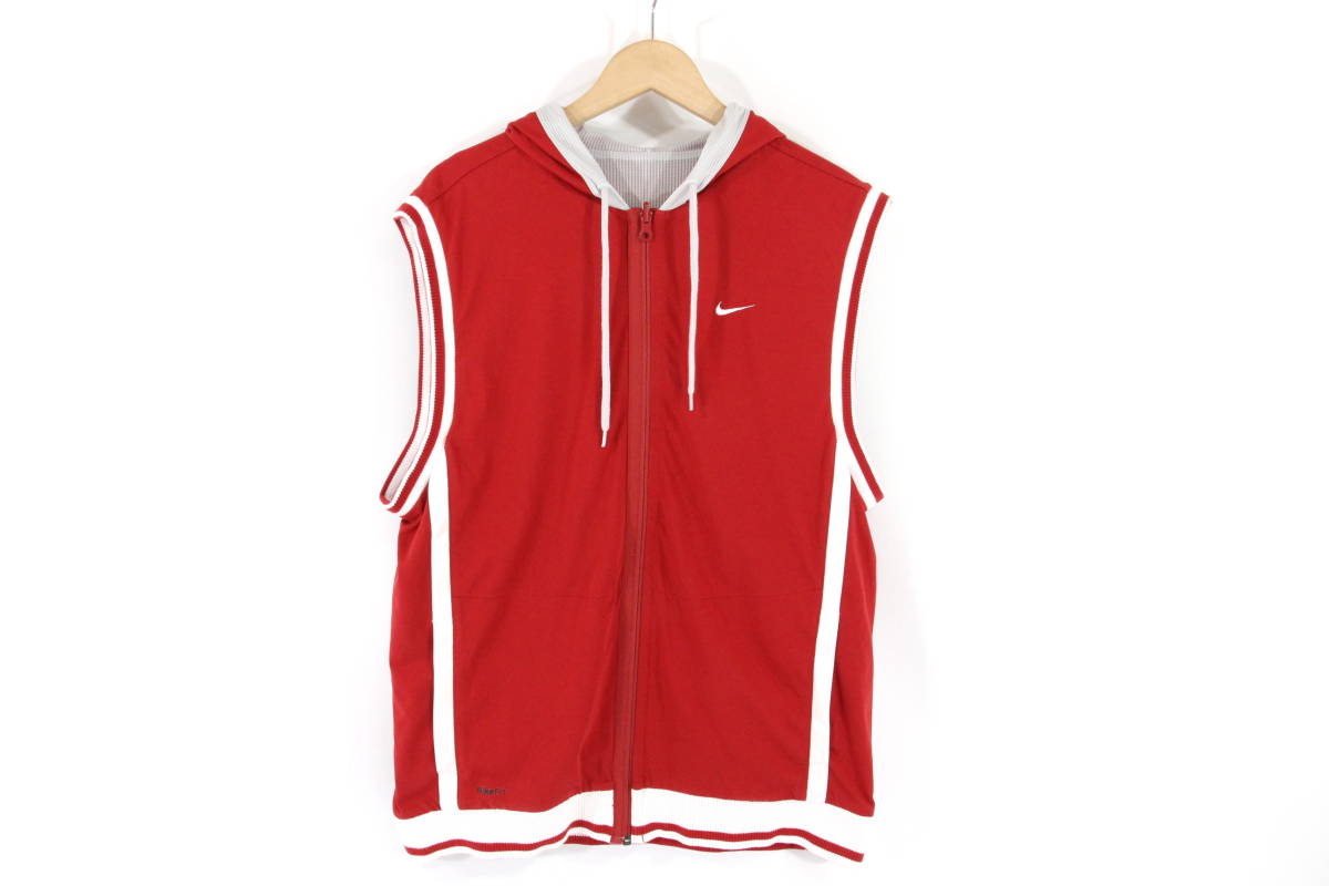 ヤフオク! - 【レア】NIKE リバーシブル フード ベスト M-L程度...