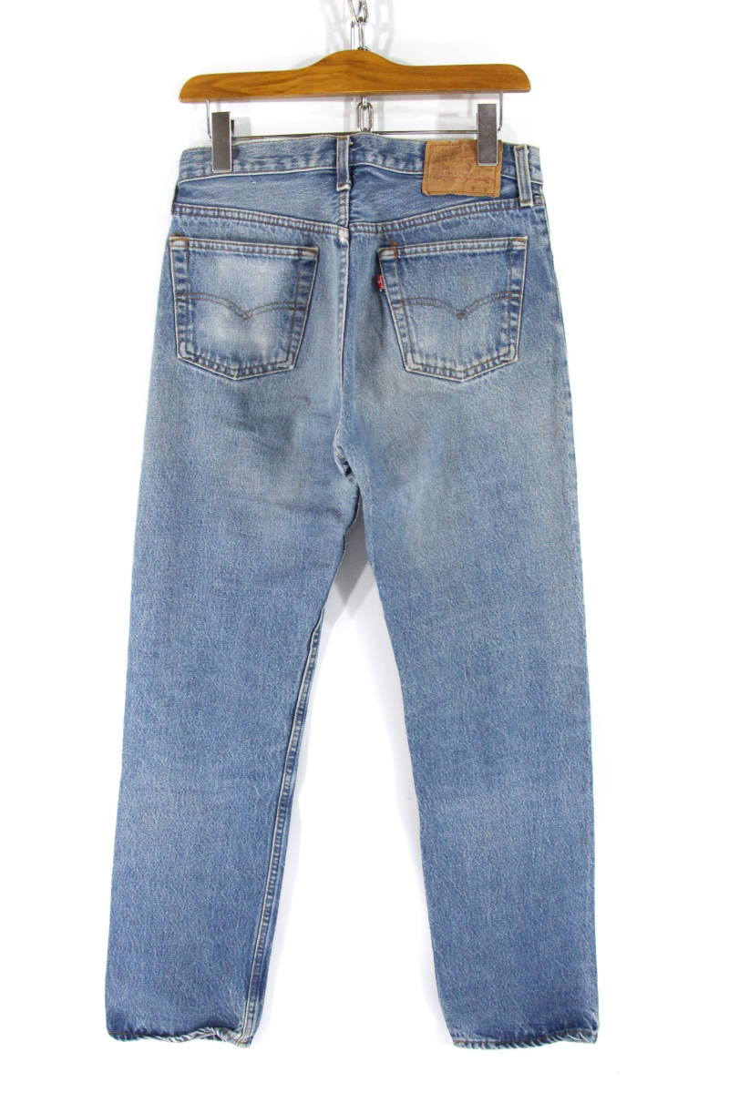 【USA製】LEVI'S 芸術的 80s ビンテージ 刻印524 501 デニムパンツ w31 ブルー ペンキ ボタンフライ 80年代 リーバイス levis_画像2