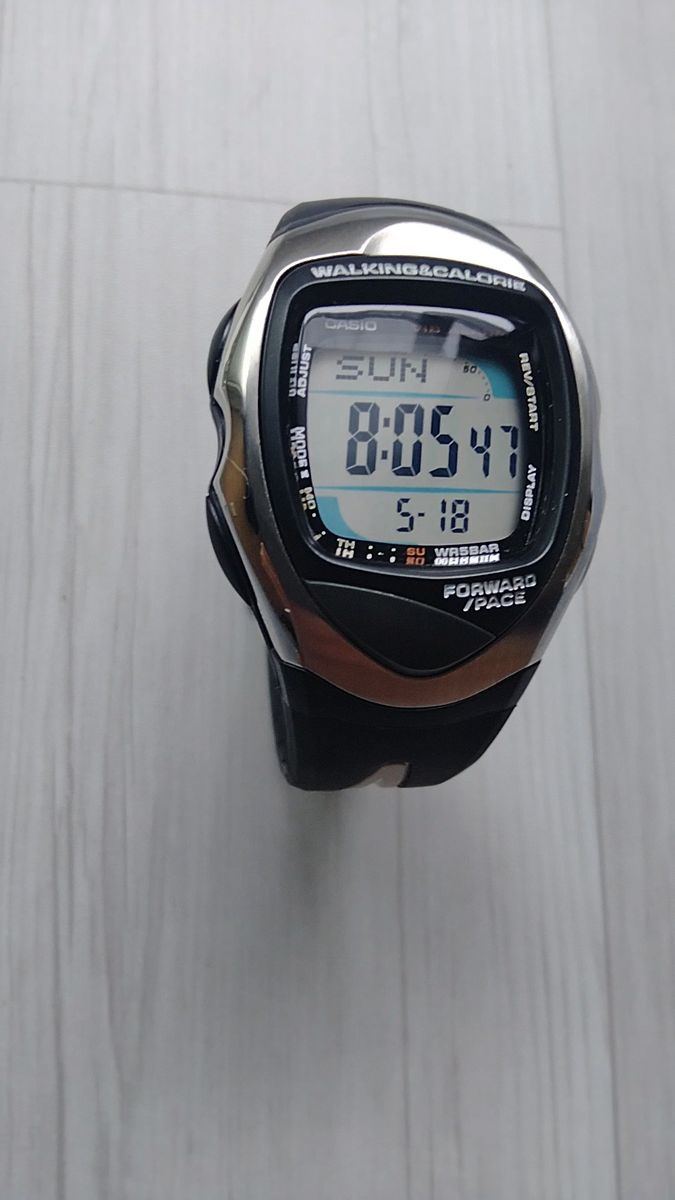 CASIO スポーツギア PHYS STR-400J デジタル腕時計 WALKING&CALORIE VIB ALARM