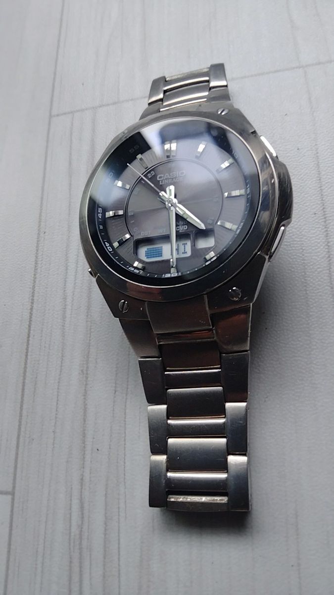 CASIO カシオ チタン リニエージ ウェーブセプター wave ceptor LCW-M150T 腕時計 電波ソーラー