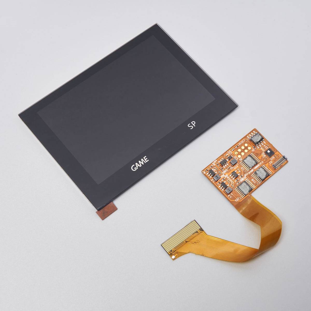 A738　FUNNYPLAYING 5-レベルハイライト GBASP IPS 積層表示液晶画面キットゲームボーイアドバンス SP 用バックライト