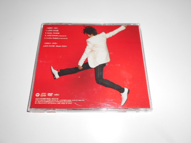 * Yamashita Tomohisa CD+DVD the first times production limitation record A LOVE CHASE*