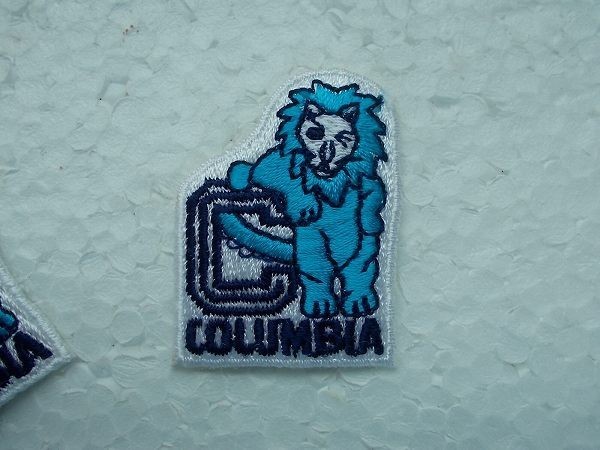 (２枚セット)COLUMBIA コロンビア大学 ライオン アメフト アイビー・リーグ フットボール ワッペン/パッチ USA スポーツ アメリカ 388_画像3