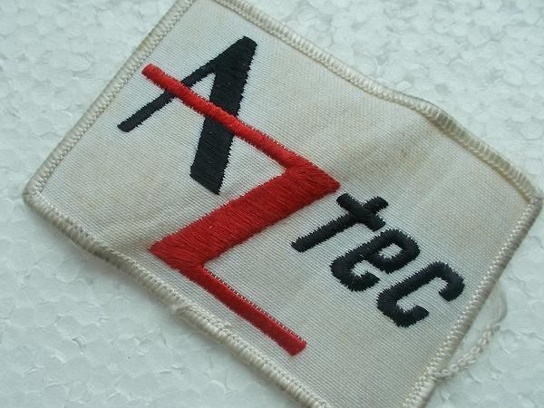 【中古品】AZTEC アステカ 企業系 ワッペン /パッチ 刺繍 エコロジー USA カスタム 古着 406_画像3