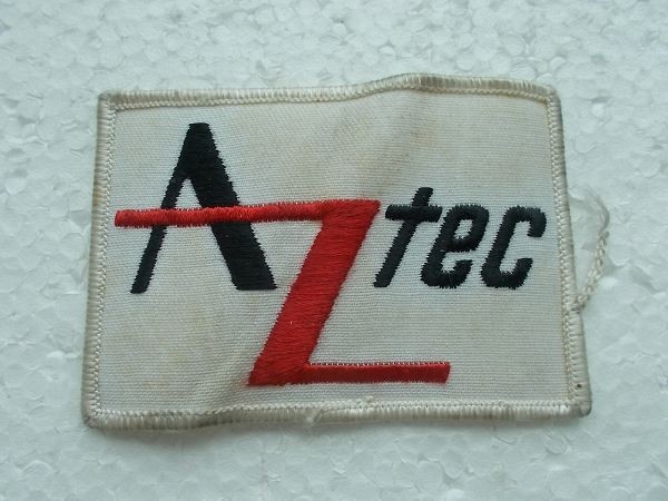【中古品】AZTEC アステカ 企業系 ワッペン /パッチ 刺繍 エコロジー USA カスタム 古着 406_画像2