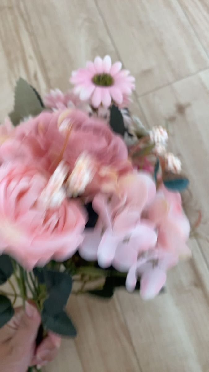 インテリア ピンク系 花束 造花