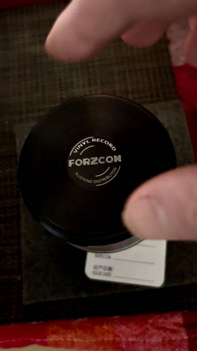 FORZCON 磁力浮上回転式ディストリビューター 58.5mm コーヒー用品 エスプレッソツール